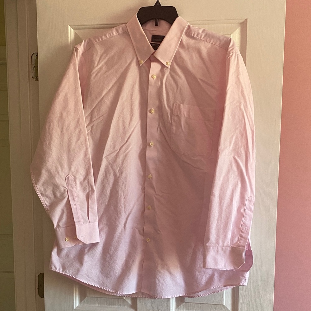 Covington Light Pink Dress Shirt for Men